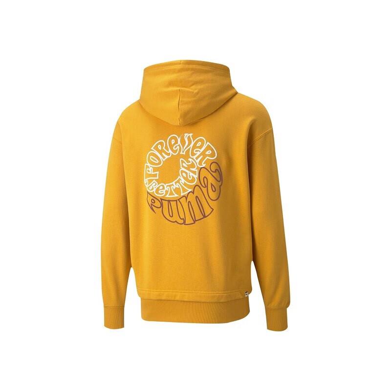 PUMA Men's Logo Hooded Pullover Sweatshirt