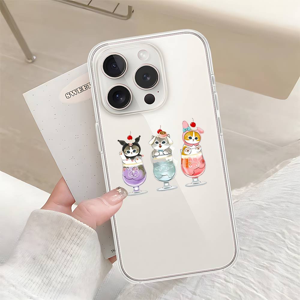 Phone Case Cute M-Mofusands For Samsung S26 S25 S24 S23 S22 S21 S20 Note20 Note10 Plus Ultra Lite Edge 5G Clear Soft TPU Cover