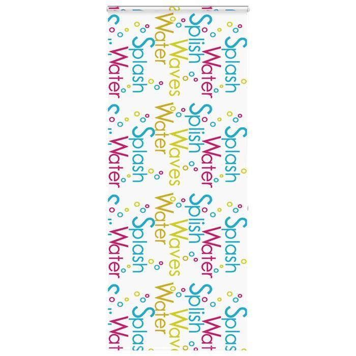 VidaXL Roller Blind for Shower with Cassette Fabric Width 96 Cm, Shower Blind, Roller Blind Shower Curtain, 4015034