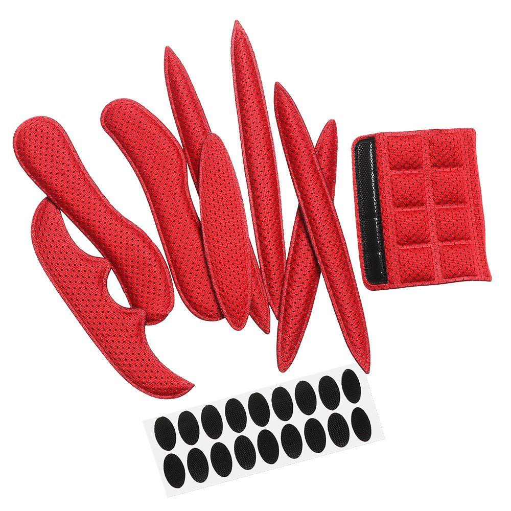 27pcs/set Helmet Padding Kits Sealed Sponge Replacement Motorcycle Bicycle Cycling Universal Foam Pads Set Helmet Communication 7
