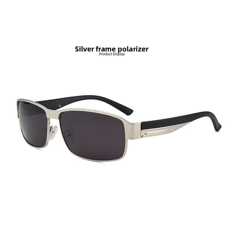 Mens Vintage Square Sunglasses With Polarized Tac Lenses Uv400 For Outdoor Driving And Fashion