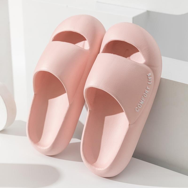 

Fashion Unisex Slippers Summer Flat Shoes Non-slip Comfortable Casual Fashion Beach Shoes Slides Women Flip Flops Sandals House Slippers 36