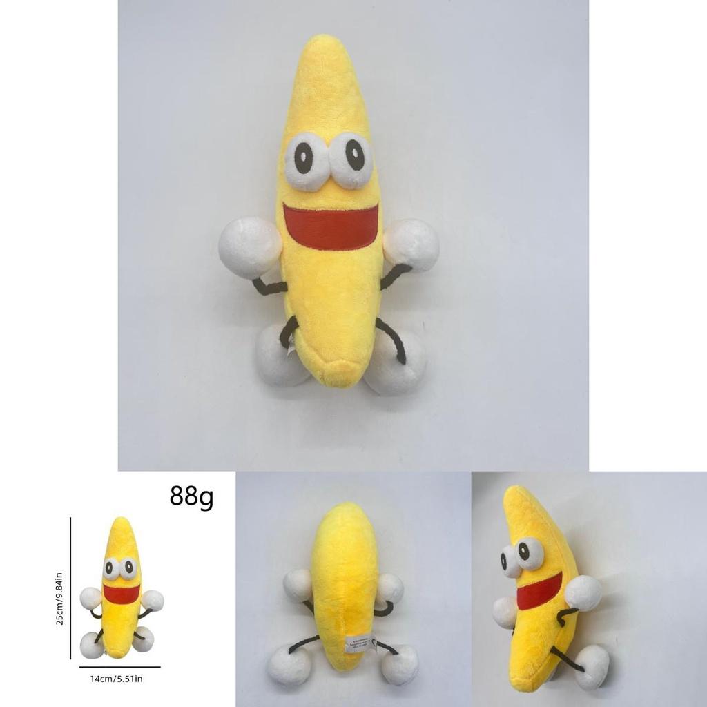 Shovelware Hersenspel Beer Pluche Speelgoed Zacht En Knuffelbaar Gele Banaan Knuffeldier