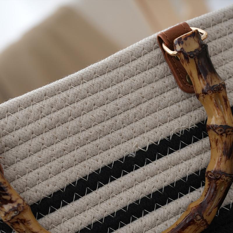 520 bröllopsminne, exklusiv födelsedagspresent, damväska, vävd väska, strandväska, tygkasse.