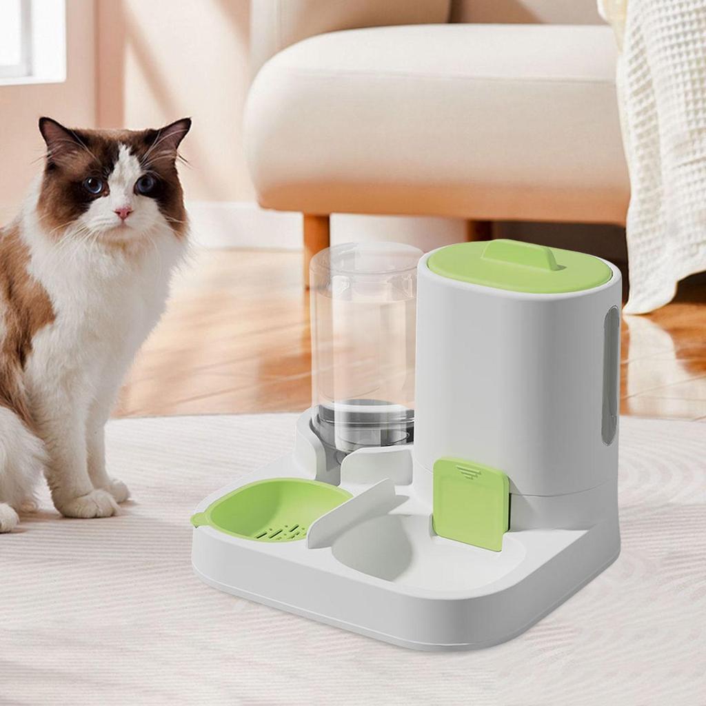 Automatic Pet Feeder, Food And Water Dispenser, Convenient Dog And Cat Feeder, Supplies for Cats And Small Dogs