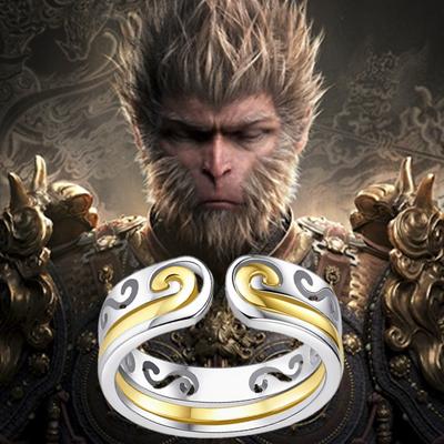 Black Myth Wukong Black Mythical Goku Game Opening Personalized Ring Two -in -one Can Be Removed From Men and Women Sun Wukong
