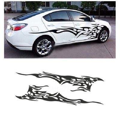 1 Set DIY Car Body Side Truck Decal Vinyl Flame Graphics Racing Stripes Sticker