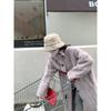Winter Faux Fur New Fur Long Knee Coat Women Lamb Furry Coat High Quality Women's Casual Style Long Coat