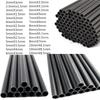 8 peças/lote Novo Tubo de Fibra de Carbono 3K 2mm/3mm/4mm/5mm/6MM/7MM/8MM/10MM para Quadricóptero Multicóptero (500 mm)