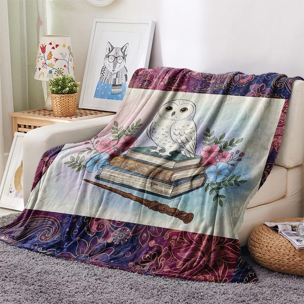 1 Stück Flanelldecke mit Cartoon-Druck, Hohe Qualität, Bequem für alle Jahreszeiten, Heimdekoration, Wärme und Komfort, Perfekt als Weihnachts- oder Geburtstagsgeschenk