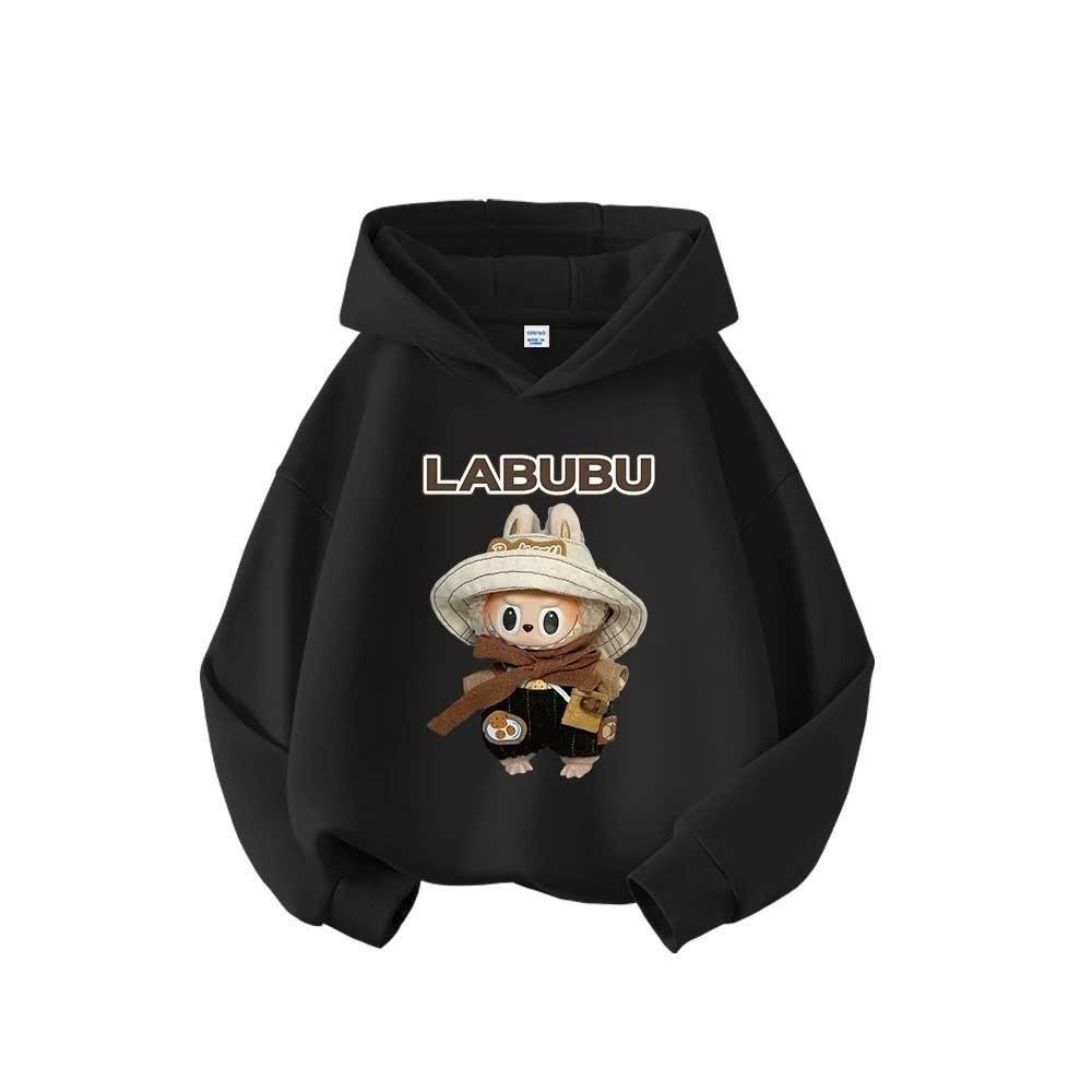 

Толстовки для мальчиков и девочек, детская мода в стиле с принтом Лабубу 100