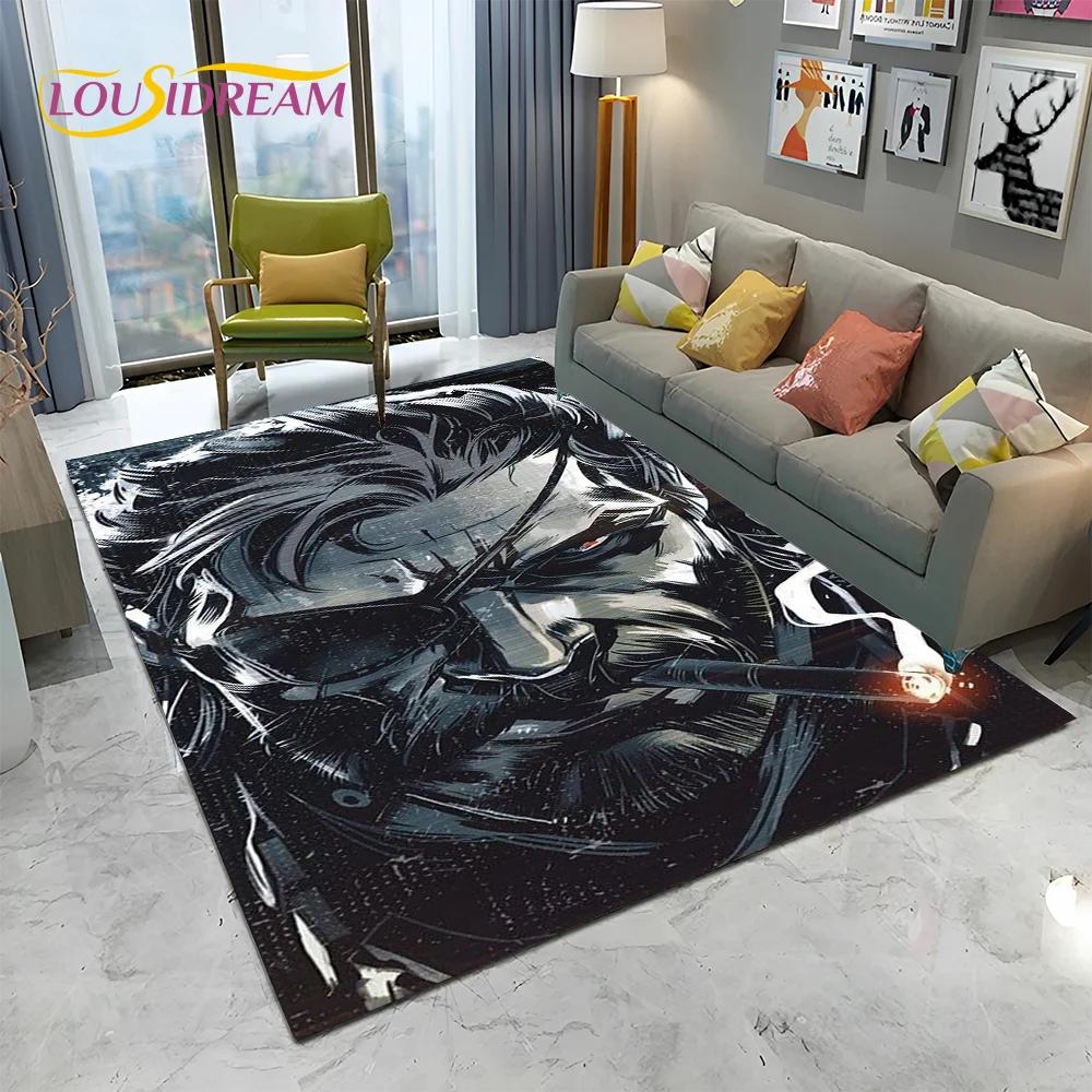 3D Game Metal Gear Solid Cartoon HD Carpet Rug for Home Living Room Bedroom Sofa Doormat Decor,kids Area Rug Non-slip Floor Mat