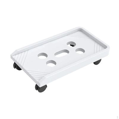 Computer Tower Stand PC Case Support Cart Sturdy 360° Rotating Easy Installationation Mobile