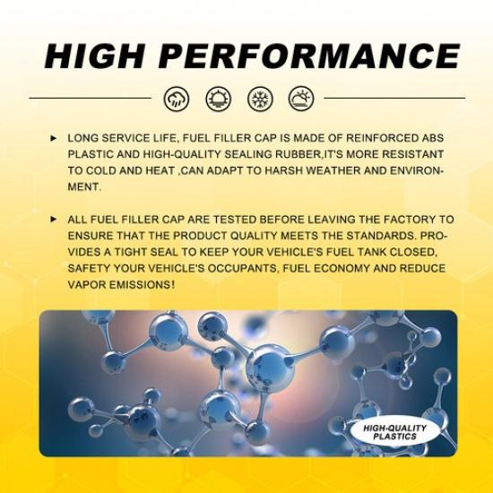 Fuel Gas Cap 52030377AB 5278632AG Fits For 2000-2018 Dodge Ram 2500 1500 3500