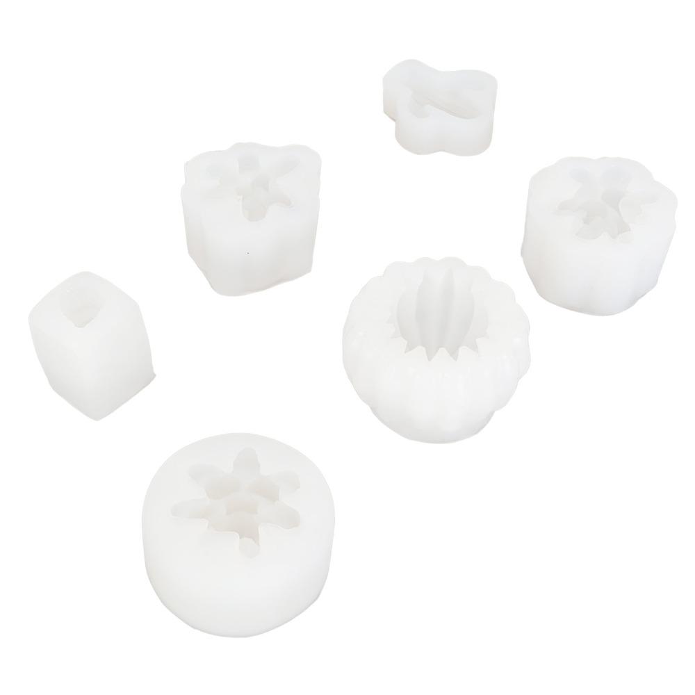 Easy To Clean Silicone Candle Mould 3D Plants Mould Cactus Plant Flower Epoxy Resin Mold Assorted Succulent Soap Making Mould