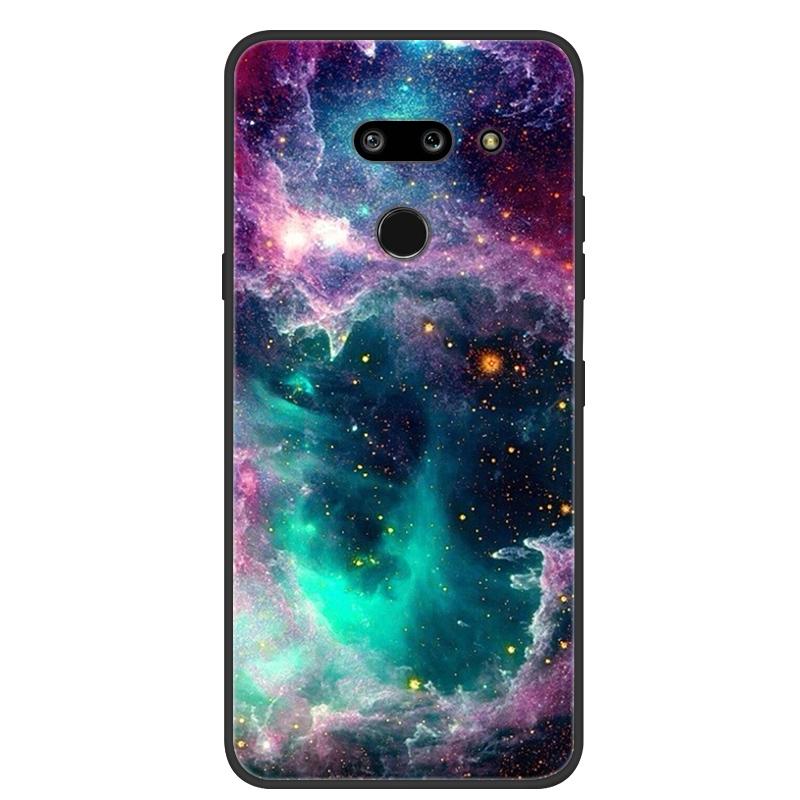 Para LG G8 ThinQ Funda Suave Silicona TPU Funda para Teléfono para LG G8 ThinQ Cubierta Trasera G8thinQ G 8 Protectora Bumper Fundas Shells