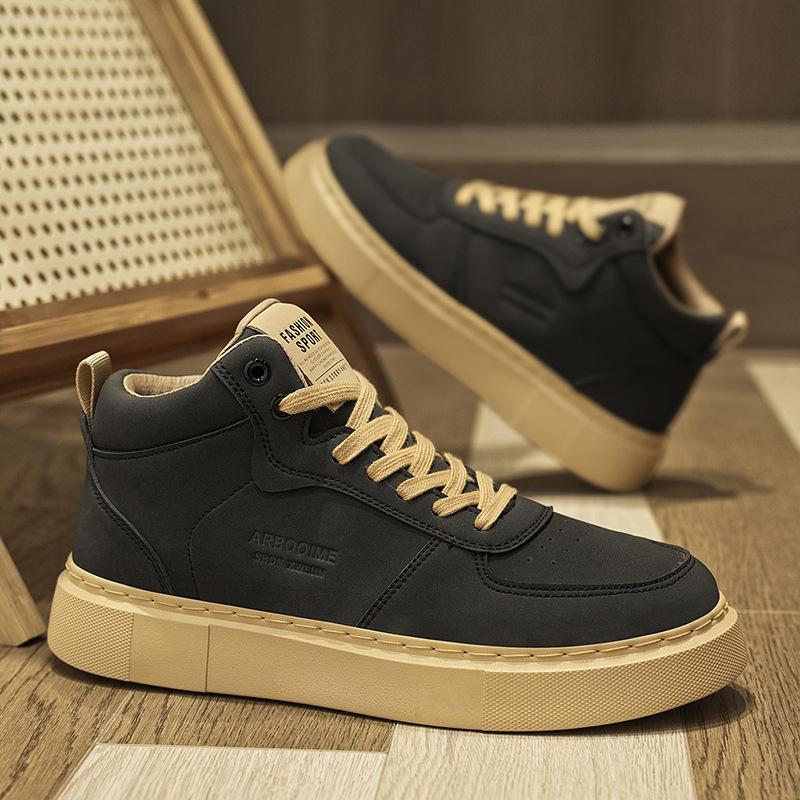 

Men s Skateboard Shoes Summer Versatile Fashion Men s Casual Comfortable Wear-resistant Sports Shoes Youth High-top Sports Shoes 44