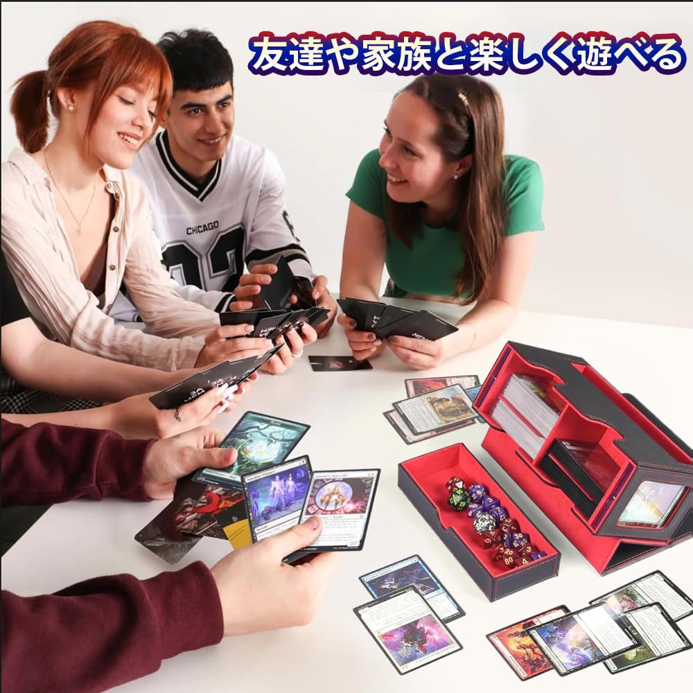 MFDXWCV Deck Case Storage Box Trading Card Trading Card Case Trading Card Case Trading Card Storage Card Storage Card Storage Card Box Large Capacity