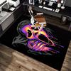 Scream Mask Horror Art Carpet For Playroom Bedroom Living Room Sofa Home Decorkids Game Area Rug Nonslip Floor Mat