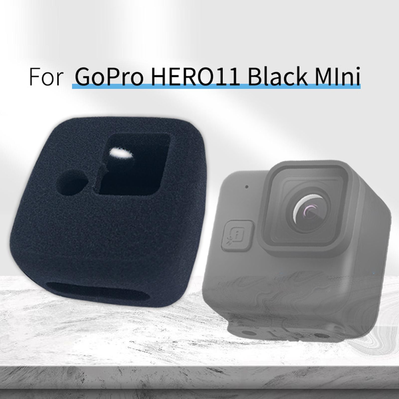 

For GoPro Hero 11 Black Mini Windproof Cover Action Camera Sponge Windscreen Case Type A