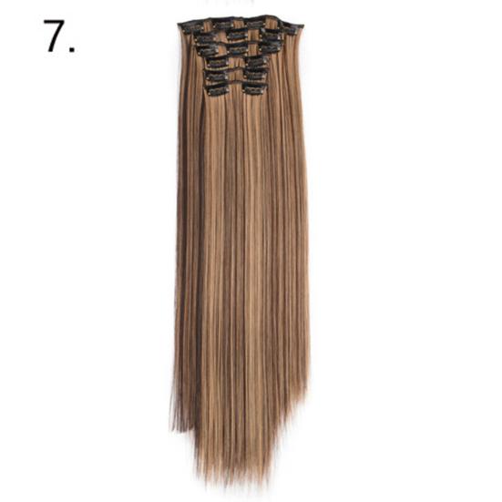 

Зажим для парика, термостойкий, гладкая поверхность, ультра-парик для температурного волокна, длинные высокие зажимы, прямой женский 7