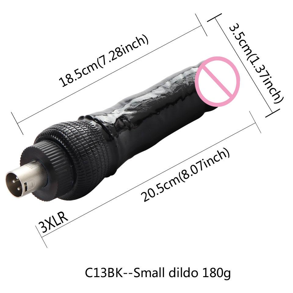 FREDORCH Sex Machine Attachment 3XLR 3PRONG Attachment Dildo For Women and Men Sex Masturbation Love Machine Dildo Sex Toys