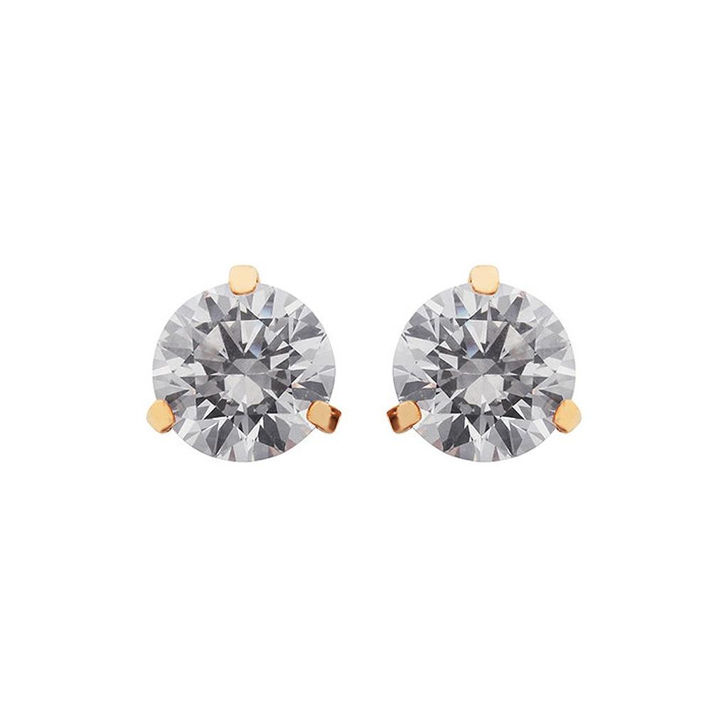 Swarovski Solitaire Brilliant Star Earrings Women earrings Rose-Gold 5112156 Box (Random Color)