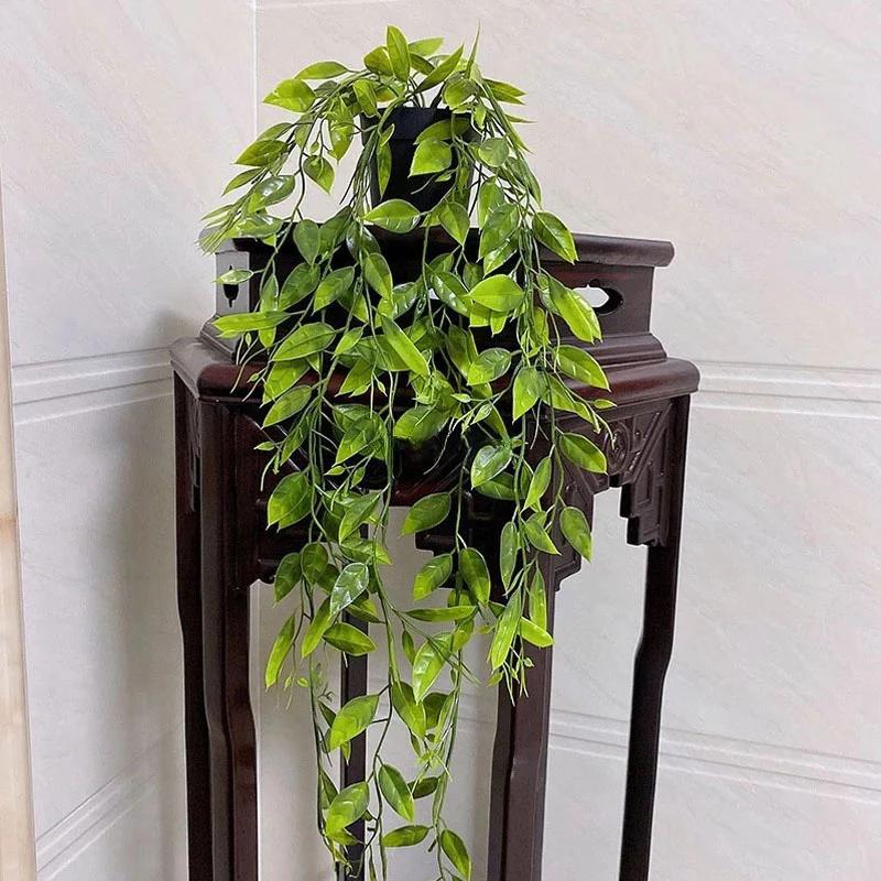 Hedera Artificial Plant In A Pot A Vibrant Fake Plant For Balcony And Bedroom Decoration Pea Pod Vine Hanging Pot Decoration