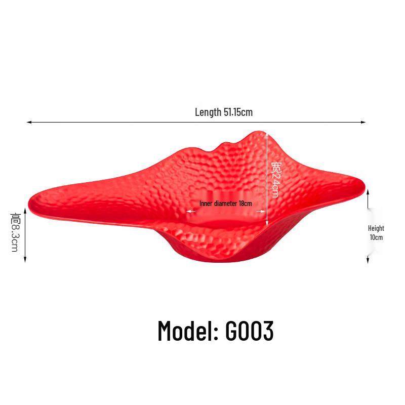 Melamine Shell-Shaped Seafood Serving Plate