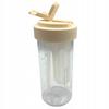 Water Bottle Drink With Straw Durable With Graduated Filter 600 Ml