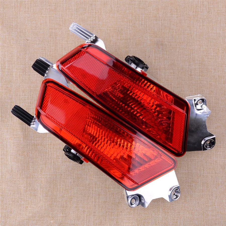 Left + Right Rear Bumper Fog Lamp Light Lens Fit For Range Rover Evoque 2011-2018