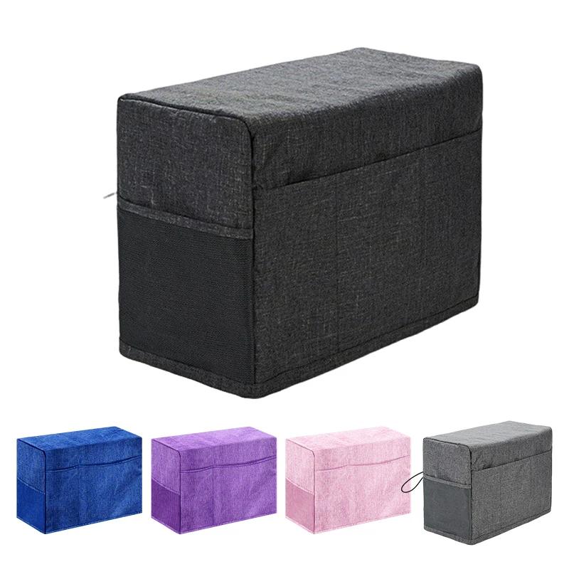 Sewing Machine Dust Cover with Storage Pockets Universal for Knitting Scissors Presser Feet Domestic Sewing Machine Protective