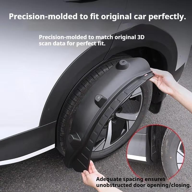 For BYD Sealion 05 EV Car Wheel Rear Tire Mudguard Inner Cover - Mud and Sand Blocking Skirt Car Accessories