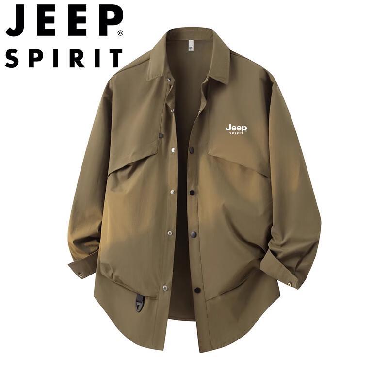 

JEEP SPIRIT Men s Outdoor Casual Long Sleeve Shirt XL