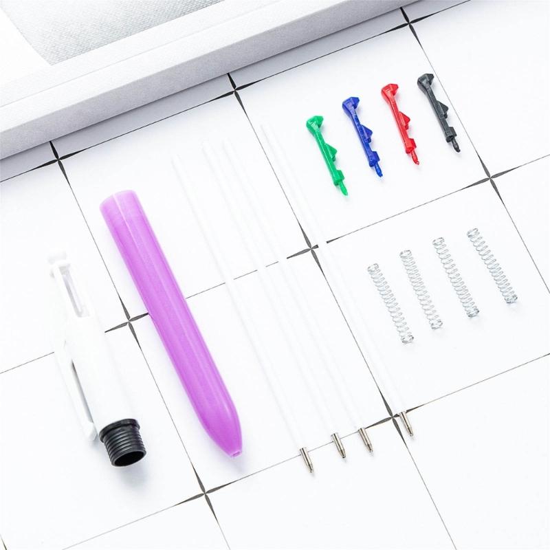Ballpoint Pens 1.0mm Shuttle Pens 4-in-1 Retractable Ballpoint Pens Multicoloured Pens Writing Tool for Students Teacher