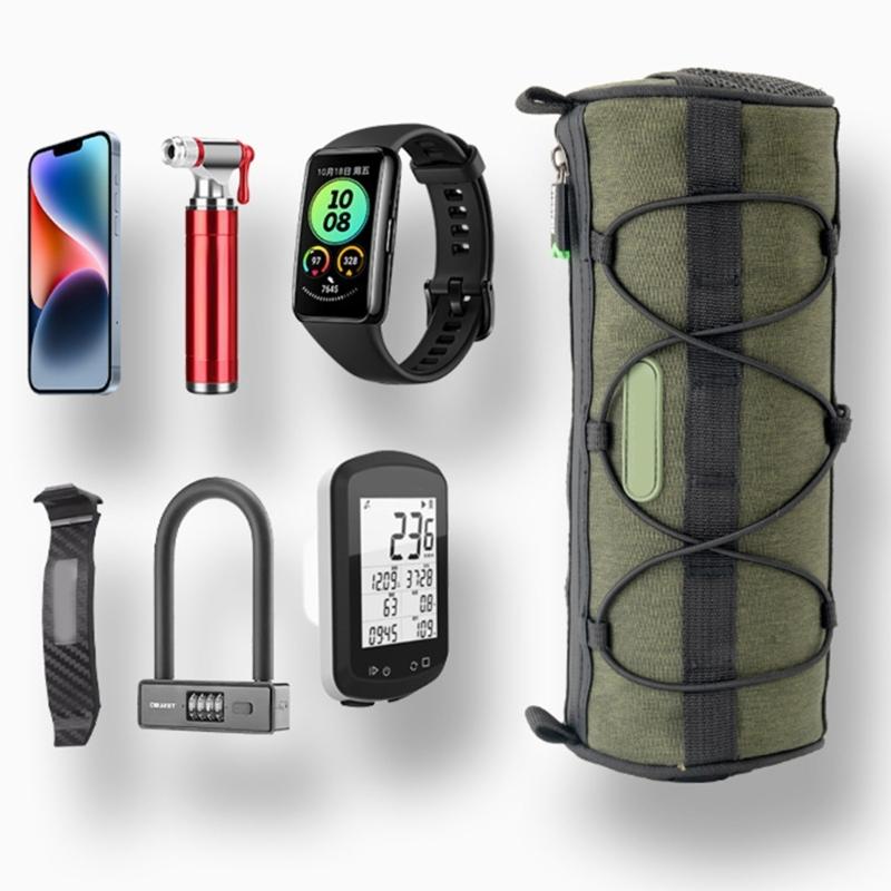 Large Capacity Bicycles Handlebars Pouches Militaries Light weight Bike Bag for Easy Installation