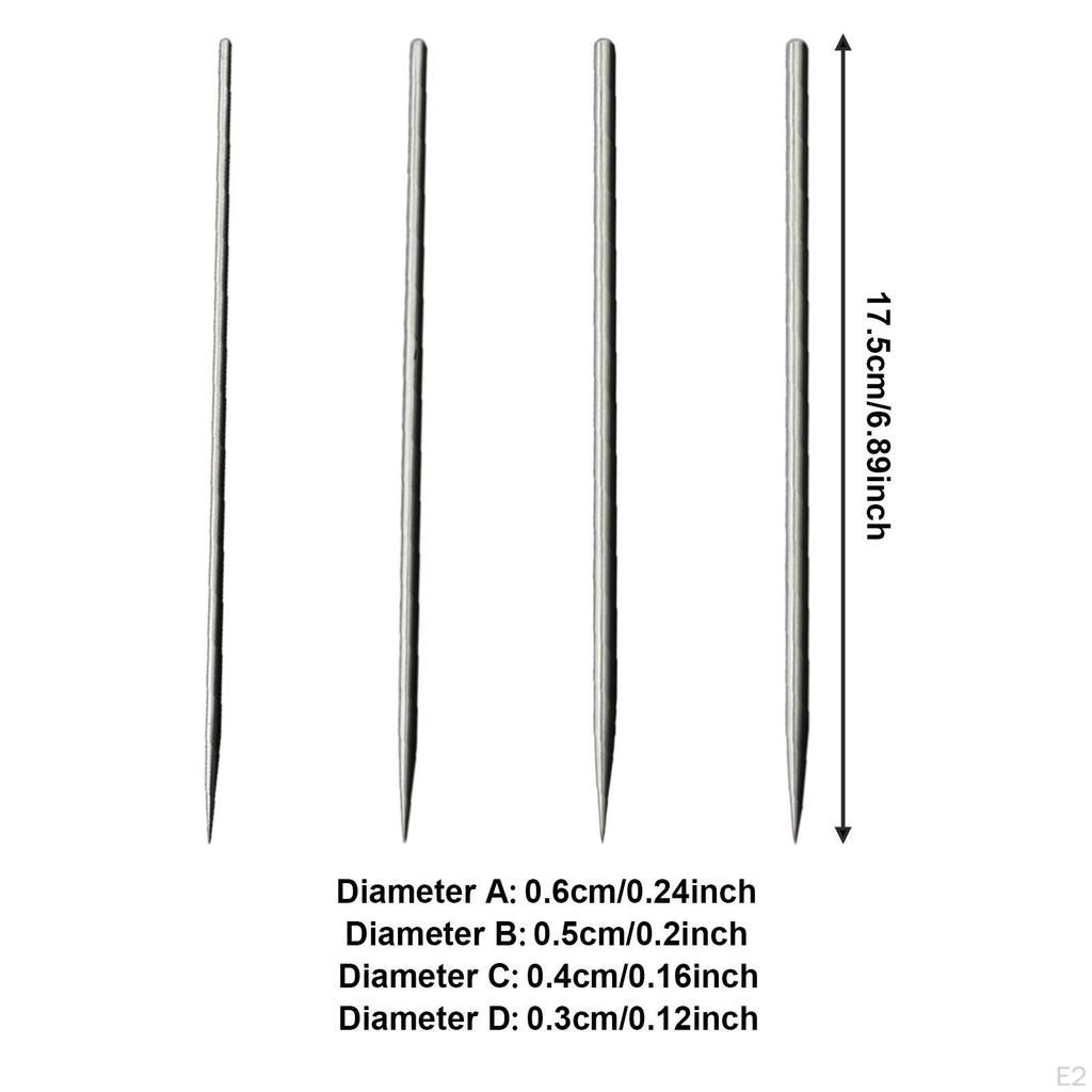 4x Needle Crafting Sticks Detail Tool,Accessories,Carving Texture Art,Ceramic and Pottery Tools