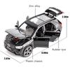 Carro de brinquedo benz amg gle 63s suv, escala 1/32, modelo de carro retrátil fundido em liga com veículos de brinquedo leves e sonoros para crianças e meninos