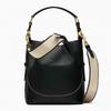 Fashion new women's bag brown bundle mouth portable messenger broadband bundle mouth bucket bag