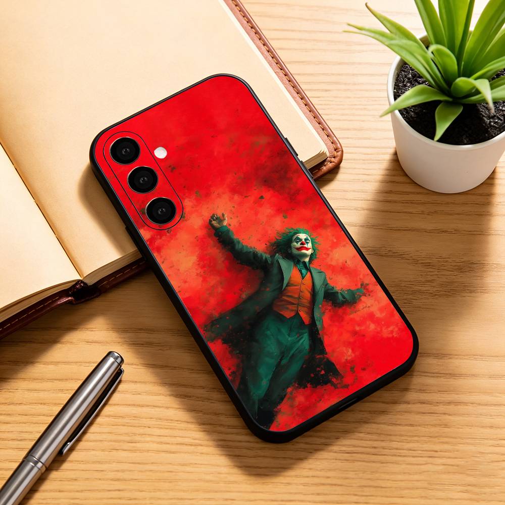 Film Joker Clown Telefoonhoesje Voor Samsung Galaxy A73,A72,A71,A70,A53,A52,A51,Anderen Zwart Zacht Hoesje