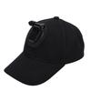 Action Camera Mount Hat Lightweight Baseball Hat with Camera Mount for Outdoor Sports Travel Hiking Black