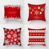 Christmas Themed Pillowcases Car Accessories Office Santa Claus Living Room Sofa Home Pillowcases