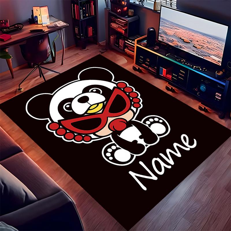 Custom Personalization Hysterical Mini Print Area Rug - Soft, Washable Non-Slip Indoor Mat,Living Room,Home&Office Decorative Rug