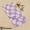 Wavy Pastel Checker Cartoon Anime Beach Towel Microfiber Quick Dry Super Absorbent Soft Bath Towel for Kids Adults Travel