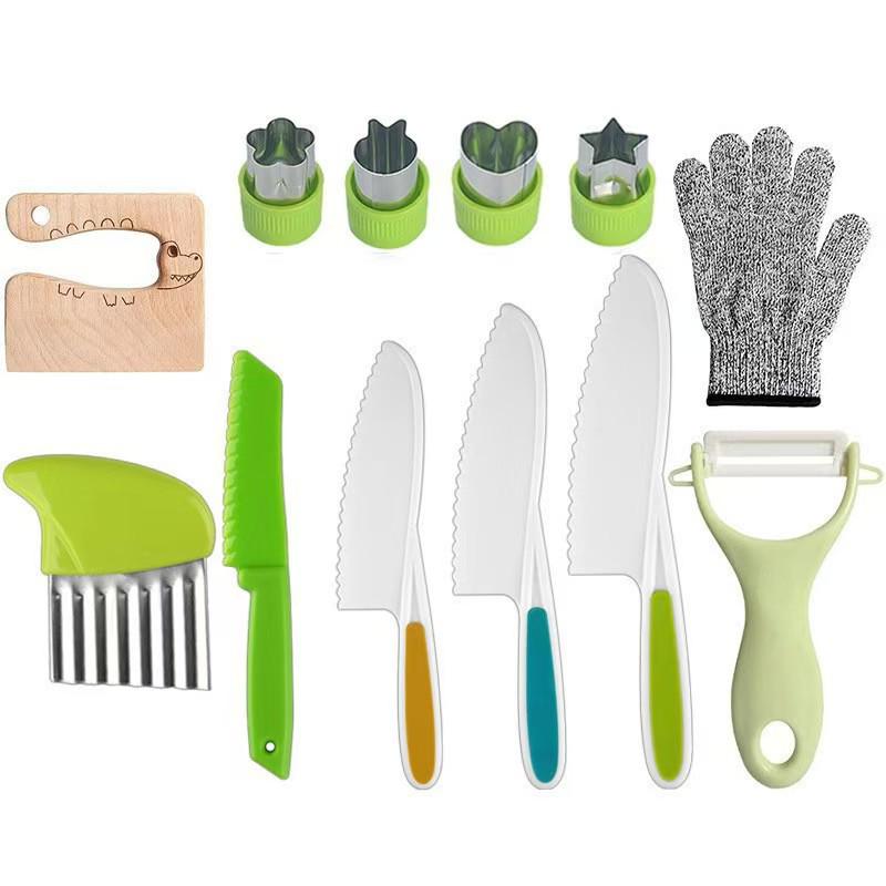 Children's Toy Knife Set for Early Education - Safe Cutting Tools for Kindergarten and Vegetable Play