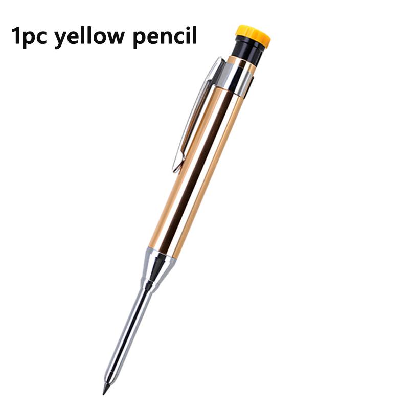 2.8mm Professional Metal Long Head Woodworking Mechanical Pencil or Lead Refills, for Carpenter Marking Engineering Drawing Tool