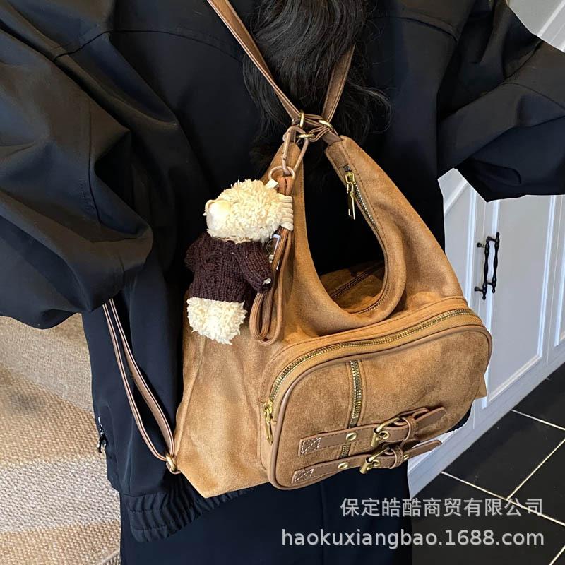 Premium backpack women's 2025 new bag women's shoulder bag large capacity tote bag multi-functional messenger bag