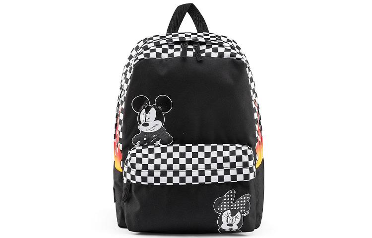 Vans Disney Mickey Mouse Collaboration Polyester Backpack Women s Black VN0A3UHXBLK