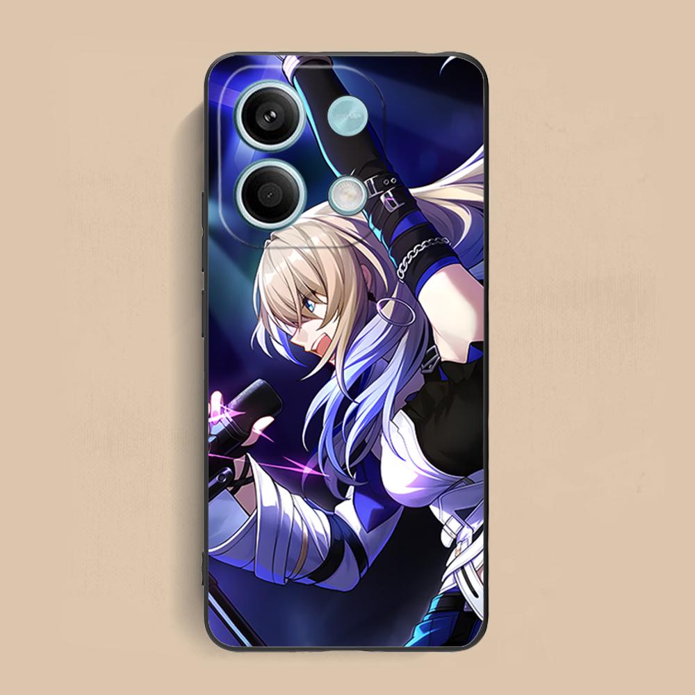 HSR Serval Matte TPU Mobile Phone Case for Xiaomi Redmi Note 14 13 12 11 S Pro Plus 4G 5G Colorful Printing Cover