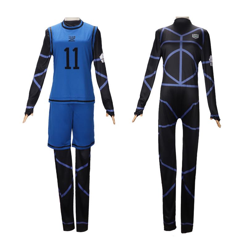 Blue Lock Anime Cosplay Jersey: Kiyoshi Ichi, Meguru Bachira, Hyoma Chigiri, Rensuke Kunigami